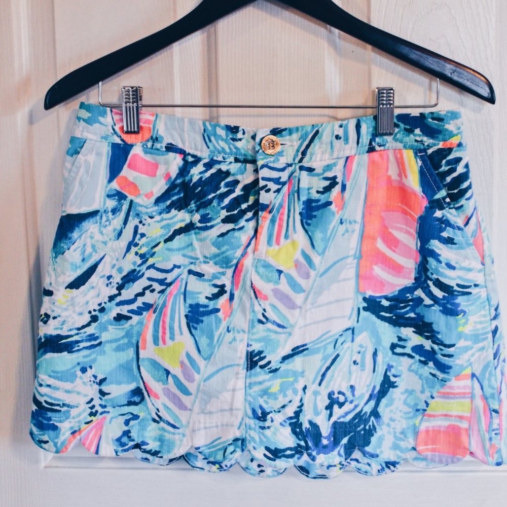 Lilly Pulitzer Colette Scallop Skort